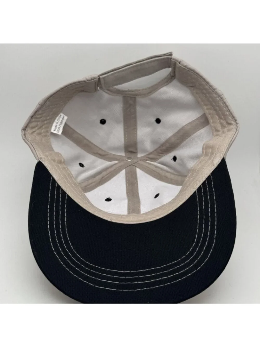 TORO Logo Baseball Cap Hat Beige Black Red Adjustable One Size Fits All